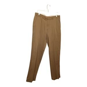 Bullock‎ & Jones Men's Twill Jefferson Cotton Blend Tan Pants Size 35x 33.5" New
